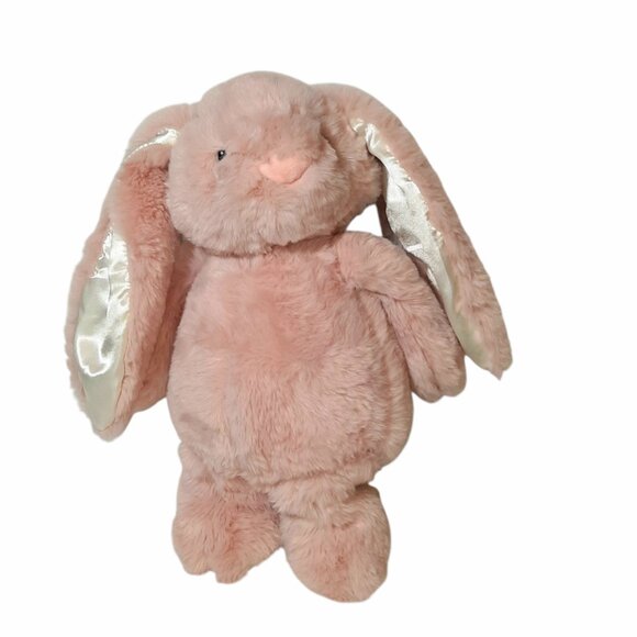 Spark Create Imagine Pink Bunny Rabbit Stuffed Plush Beanbag Toy 13" - Picture 2 of 6